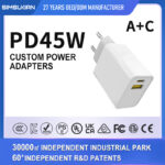 PD45W A+C Mini USB Wall Charger for Travel and Home Use