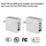 QC3.0 Multiple Protection US USB-C and USB-A Dual Port 18W Fast-Charging Charger
