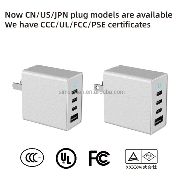 QC3.0 Multiple Protection US USB-C and USB-A Dual Port 18W Fast-Charging Charger