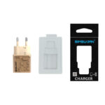 Brown Transparent Cover USB-C and USB-A Dual Port Fast-Charging Charger sets